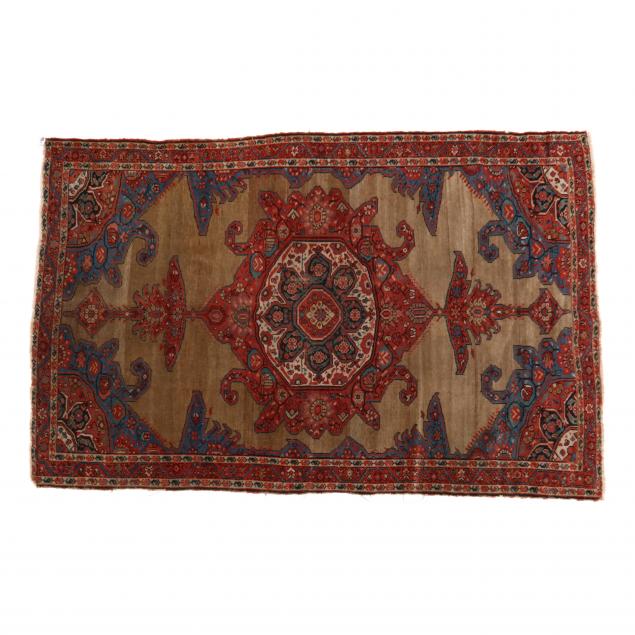 HAMADAN AREA RUG Camel field with 3484b1