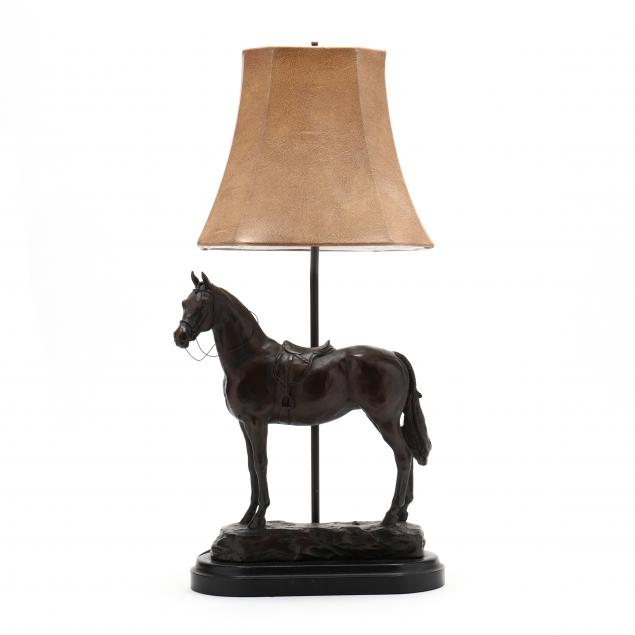 ENGLISH RIDING HORSE TABLE LAMP 348575