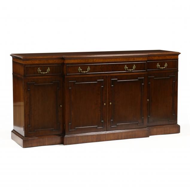 CHIPPENDALE STYLE MAHOGANY SIDEBOARD,