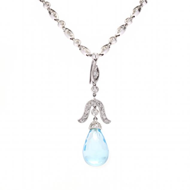 WHITE GOLD AND DIAMOND NECKLACE 348650