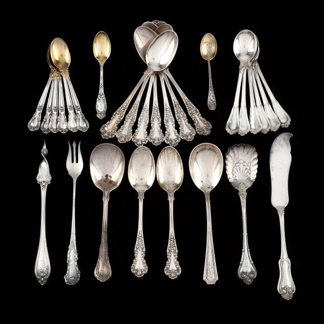 GROUP OF STERLING SILVER FLATWARE 34871d
