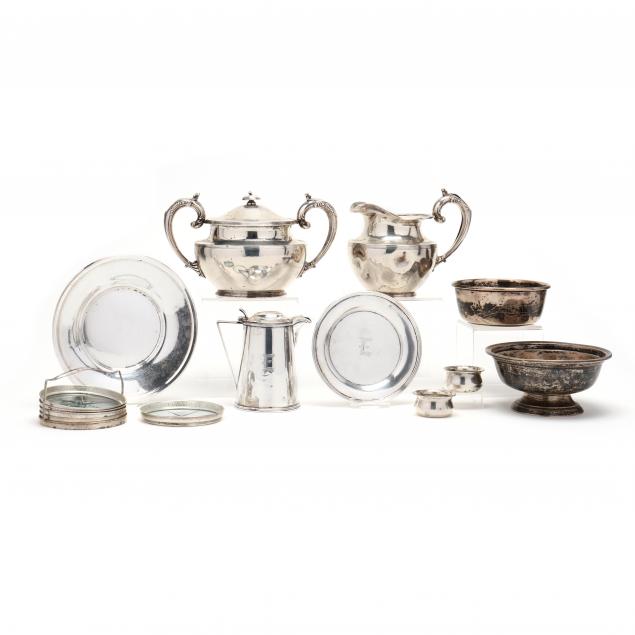 A GROUP OF VINTAGE STERLING SILVER