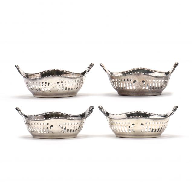 FOUR GORHAM RETICULATED STERLING 34874d