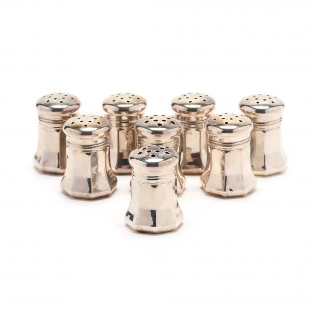 A CASED SET OF EIGHT CARTIER STERLING 34875d