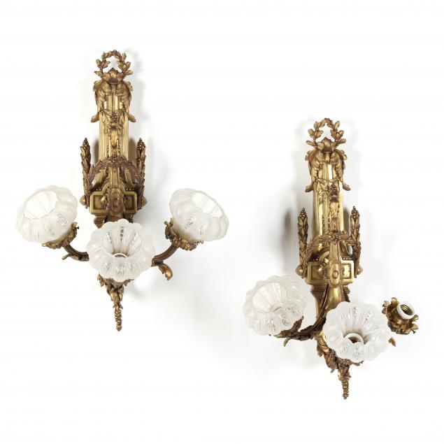 PAIR OF NEOCLASSICAL STYLE ORMOLU 3487b3