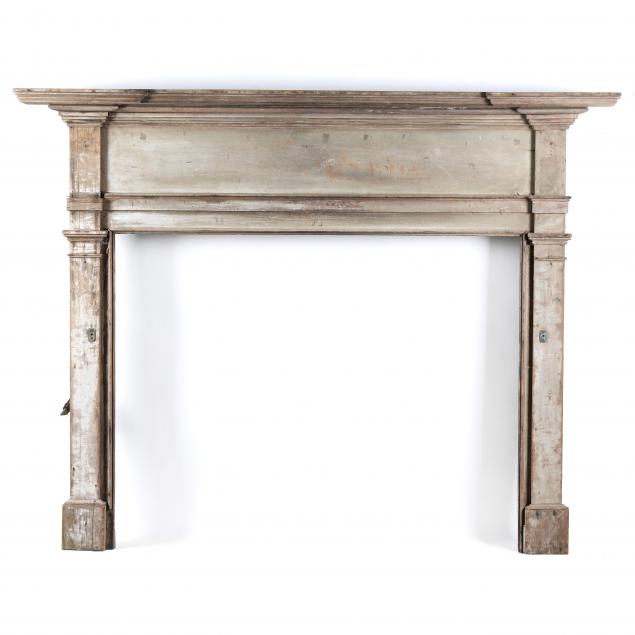 SOUTHERN FEDERAL PAINTED MANTEL 3487e1