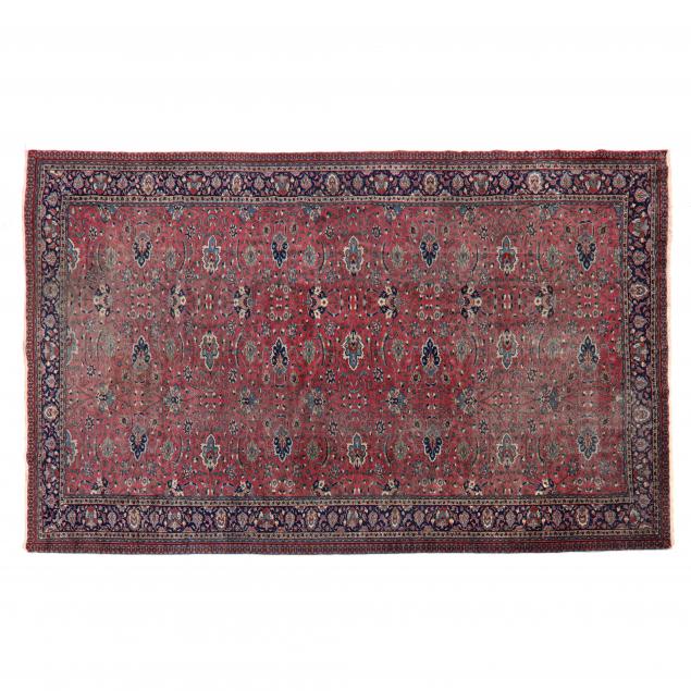 TURKISH CARPET Mauve field, with