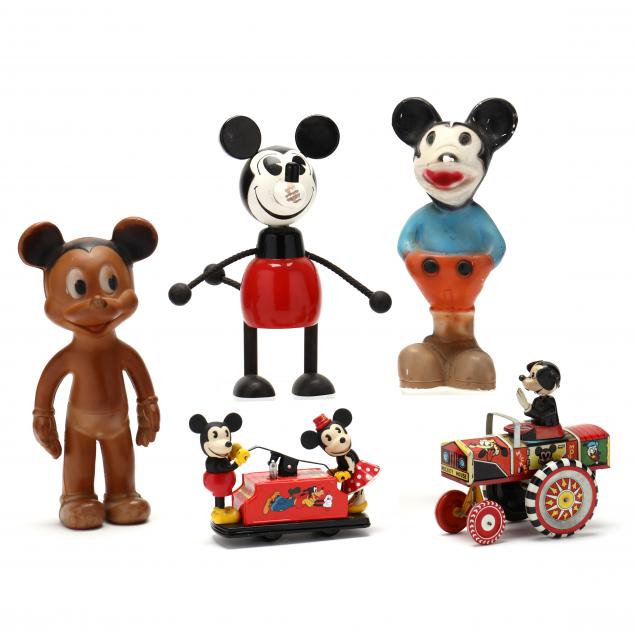 A MICKEY MOUSE SELECTION OF FIVE 3488f6