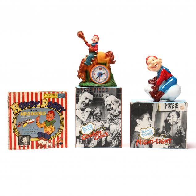 THREE HOWDY DOODY ITEMS RCA Victor double