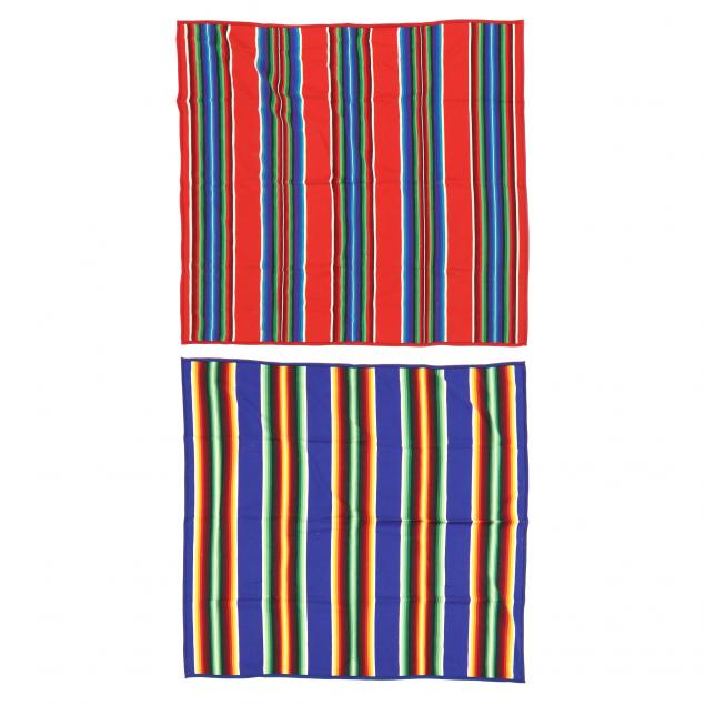 TWO PENDLETON WOVEN BLANKETS Brightly 348955