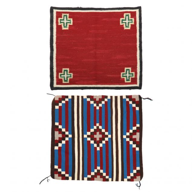 TWO SOUTHWESTERN WEAVINGS One with 34895e