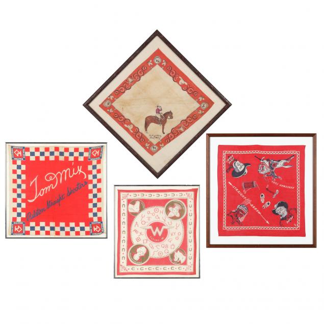 FOUR FRAMED WESTERN THEMED CHILDRENS  34895f