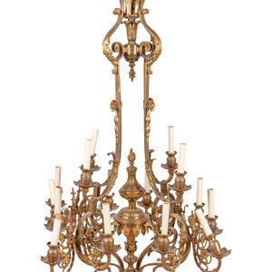 A Louis XV Style Gilt Bronze Sixteen Light 348996