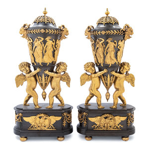 A Pair of Directoire Revival Gilt 3489a3