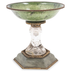 A Renaissance Revival Glass Gilt 348a31