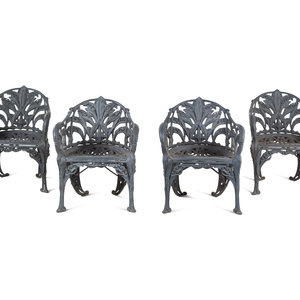 A Set of Four English Cast Iron 348a99