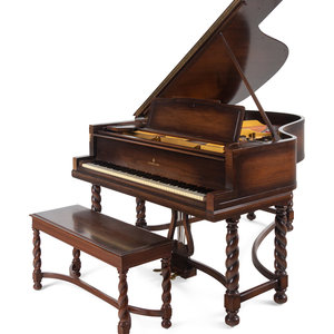 A Steinway and Sons Model L Grand