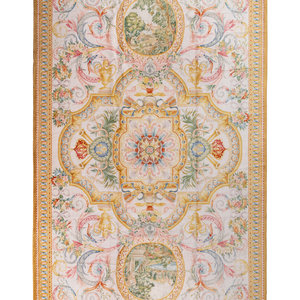 An Aubusson Style Wool Rug 20th 348acc