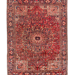 A Bakhtiari Wool Rug
Mid-20th Century
13