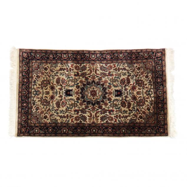 INDO PERSIAN AREA RUG Ivory field 348b87