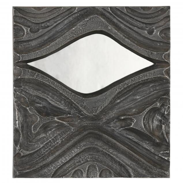 METALWORK RELIEF TILE WITH INSET 348c03