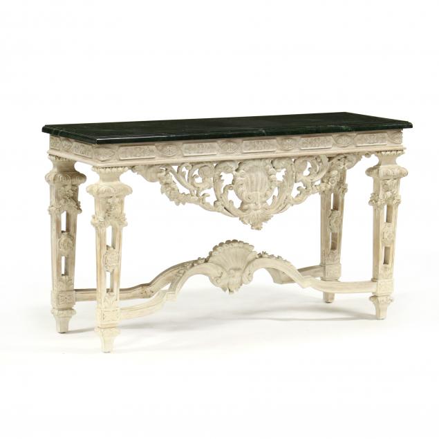 MAITLAND SMITH, FAUX MARBLE TOP