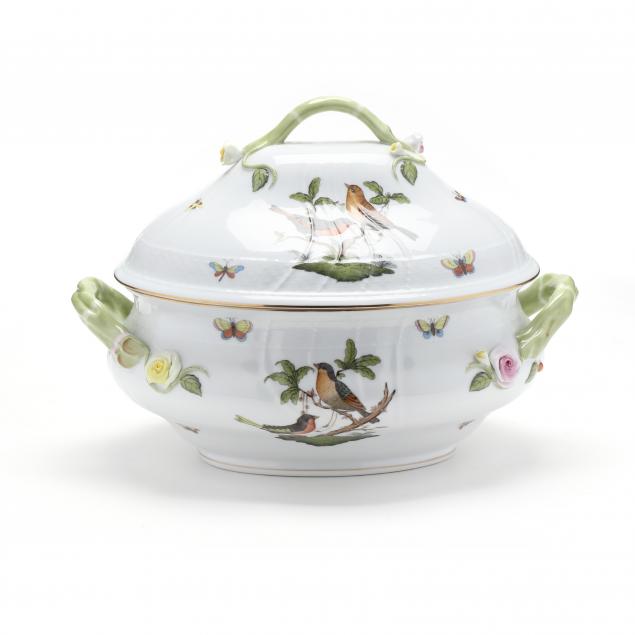 HEREND PORCELAIN COVERED TUREEN 348cfd