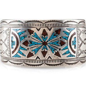 Navajo Havily Stamped Sterling