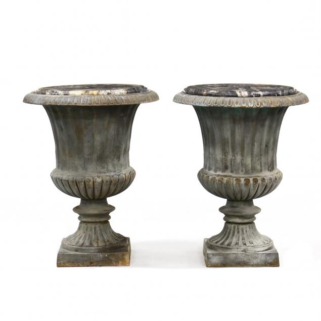 LARGE PAIR OF CLASSICAL STYLE IRON