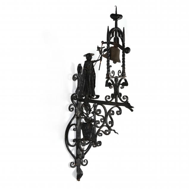 VINTAGE ITALIAN WROUGHT IRON FIGURAL