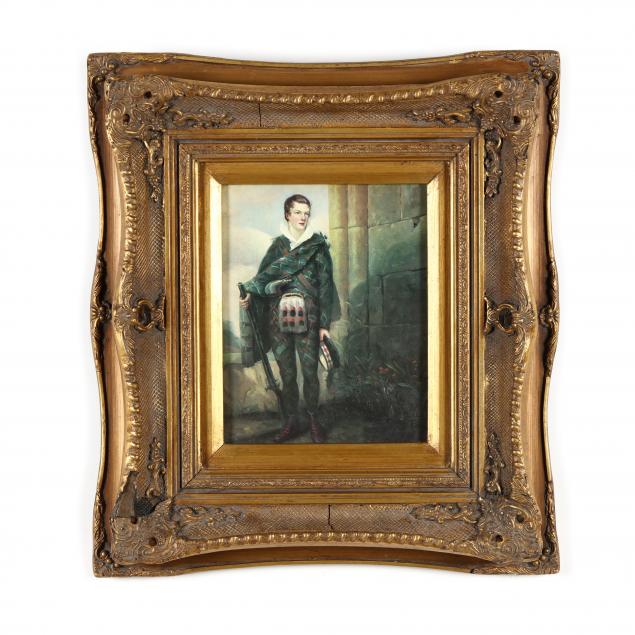 FRAMED PORTRAIT OF A YOUNG HIGHLANDER 34b4c6