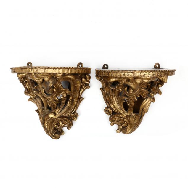 NEAR PAIR OF ANTIQUE ROCOCO STYLE 34b4d7