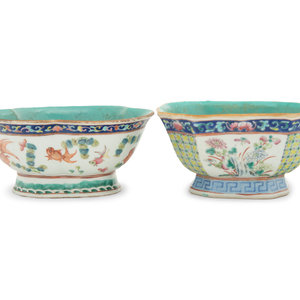 Two Chinese Famille Rose Porcelain 34b566
