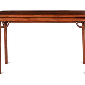 A Chinese Huanghuali Altar Table
Height