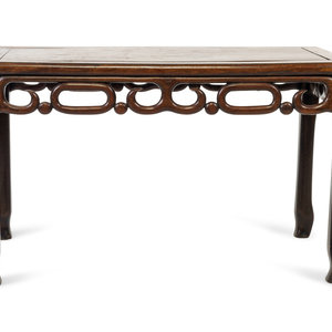 A Chinese Huanghuali Side Table
20TH