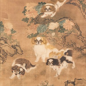 Anonymous Pouncing Pekingese print  34b5ba