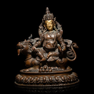 A Sino Tibetan Gilt Bronze Figure 34b5e8