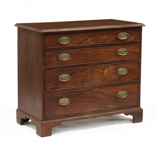 GEORGE III MAHOGANY BACHELOR'S