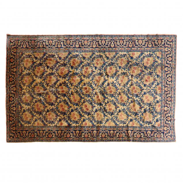 AGRA CARPET Ivory filed with repeating
