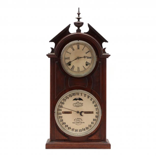 ITHACA CALENDAR CLOCK COMPANY MANTEL 34b6b8