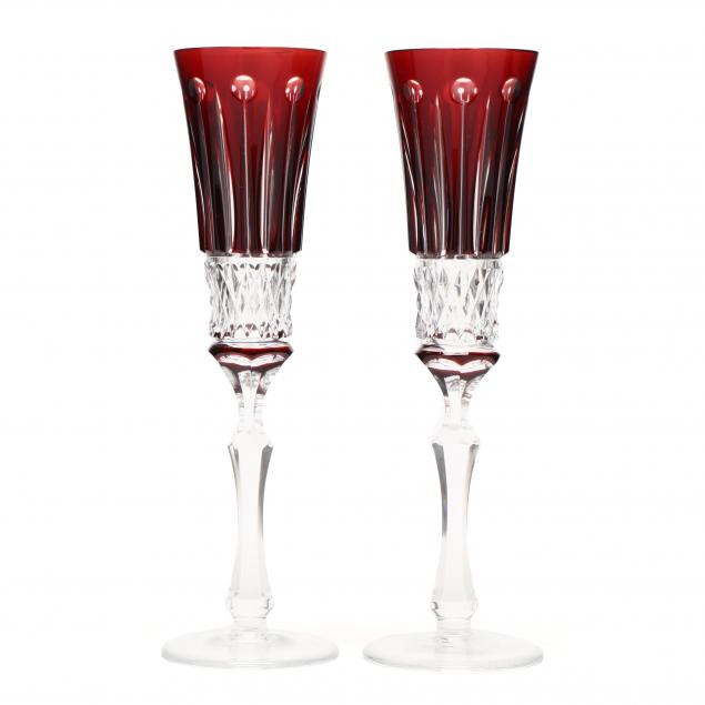 FABERGE, PAIR OF XENIA CHAMPAGNE