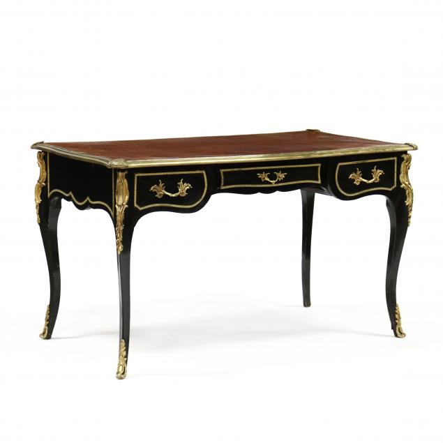 LOUIS XV STYLE EBONIZED AND ORMOLU 34b7fe