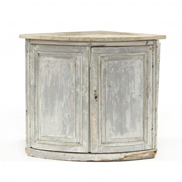 ANTIQUE CONTINENTAL PAINTED MARBLE