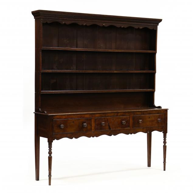 OAK WELSH DRESSER Late 20th century,