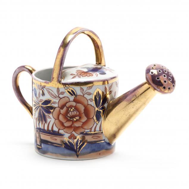 MINIATURE PORCELAIN WATERING CAN,