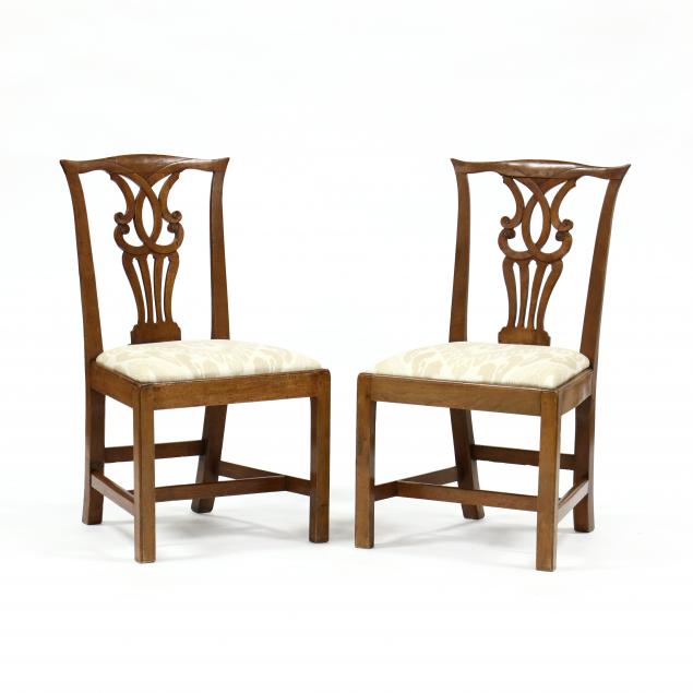 A PAIR OF AMERICAN CHIPPENDALE