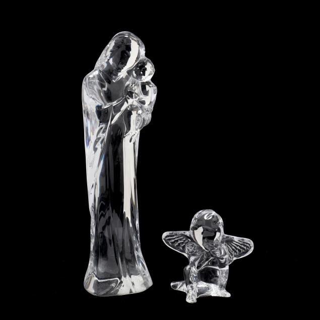 BACCARAT CRYSTAL MADONNA AND CUPID