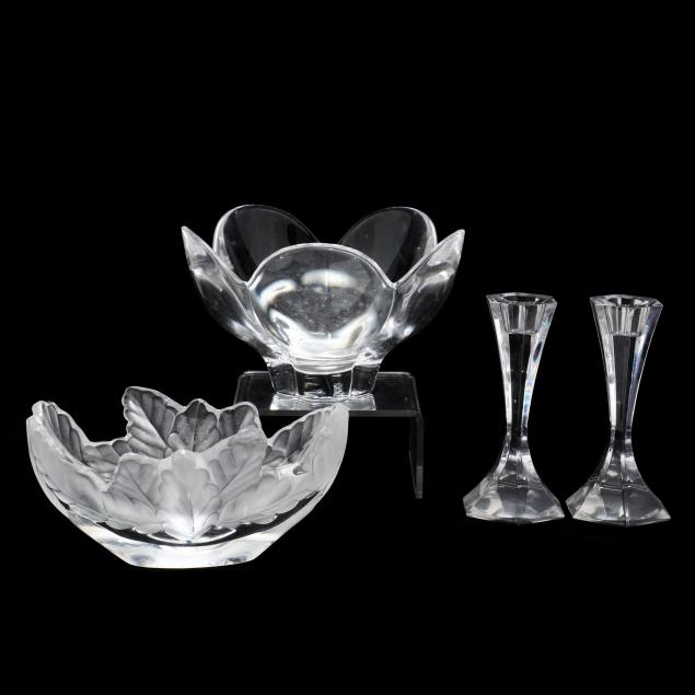 ORREFORS, LALIQUE AND ATLANTIS CRYSTAL