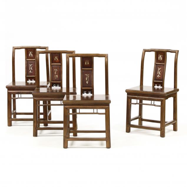 SET OF FOUR CHINESE SIDE CHAIRS 34b938