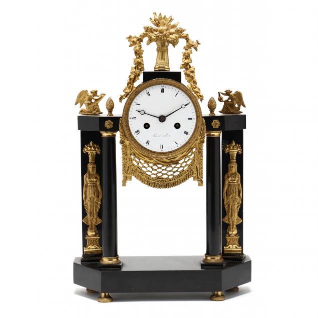 FRENCH NEOCLASSICAL MANTEL CLOCK 34b9c0